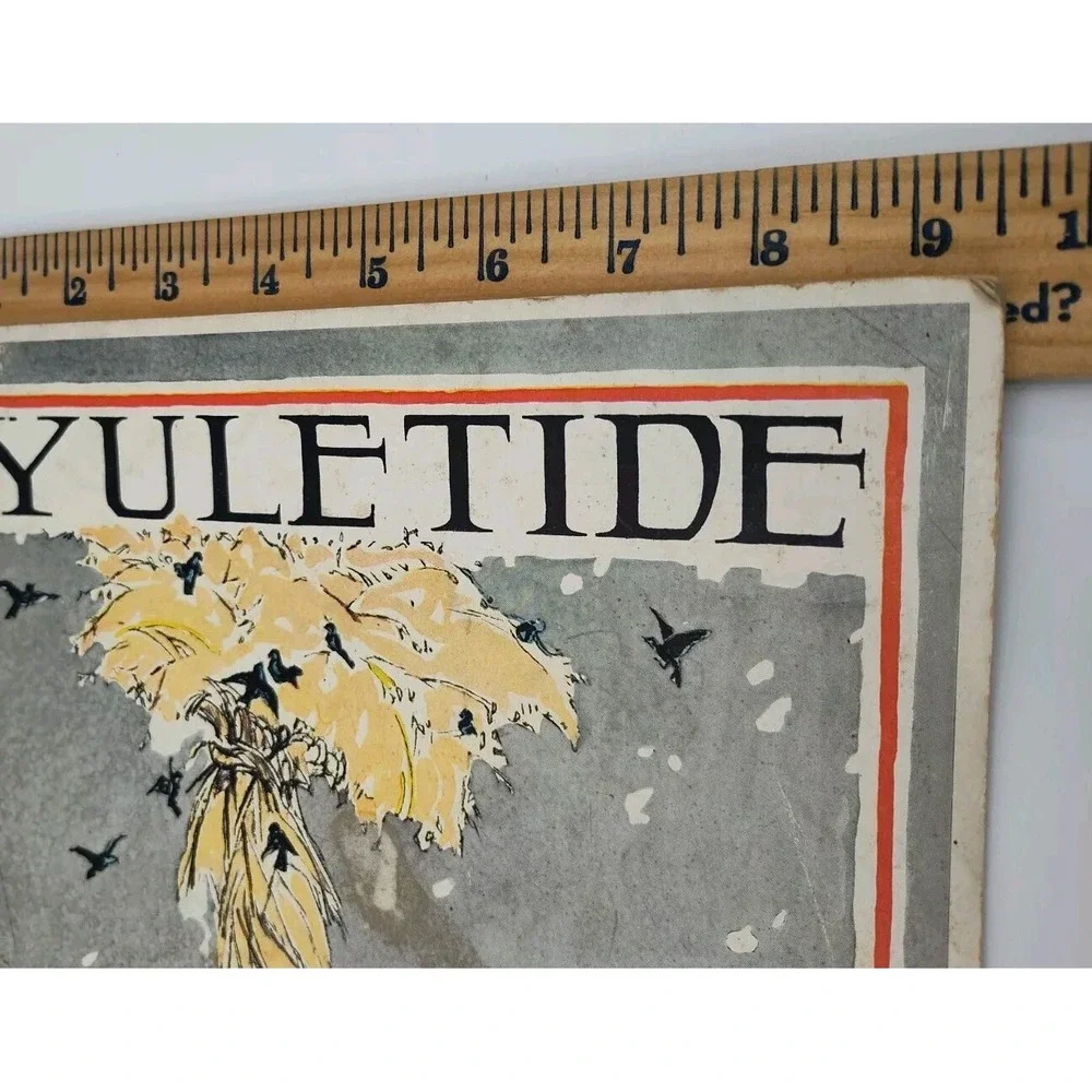 1919 YULE TIDE BOOK Christmas ANTQ Yuletide Collectable Paperbook B58.1GU2006